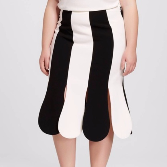 Victoria Beckham for Target Scallop Midi Skirt - Picture 1 of 8